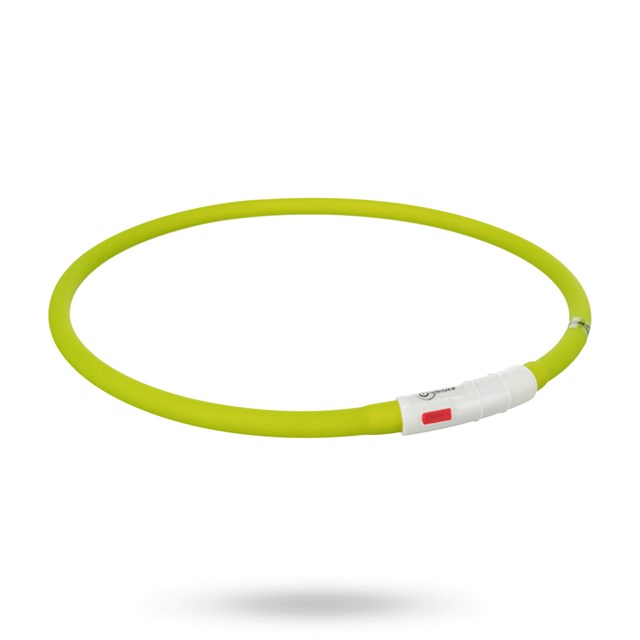 Trixie Flash Light Ring USB - Grön