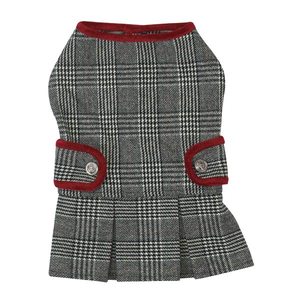 Glen Plaid Klänning - Hundkläder