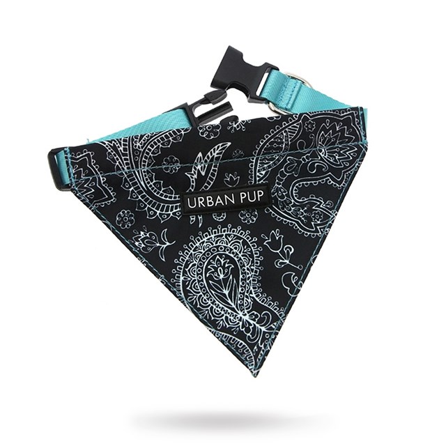 Black & Blue Paisley Bandana