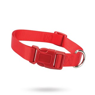 Nylon Halsband Röd Xl