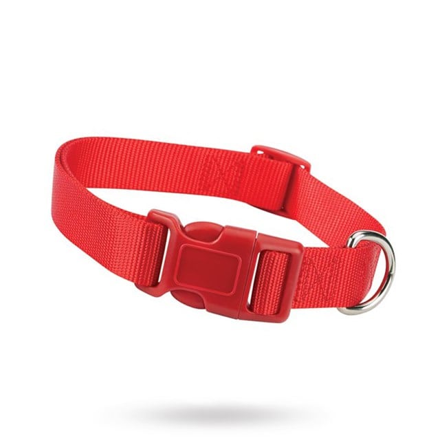 Nylon Halsband Röd XL