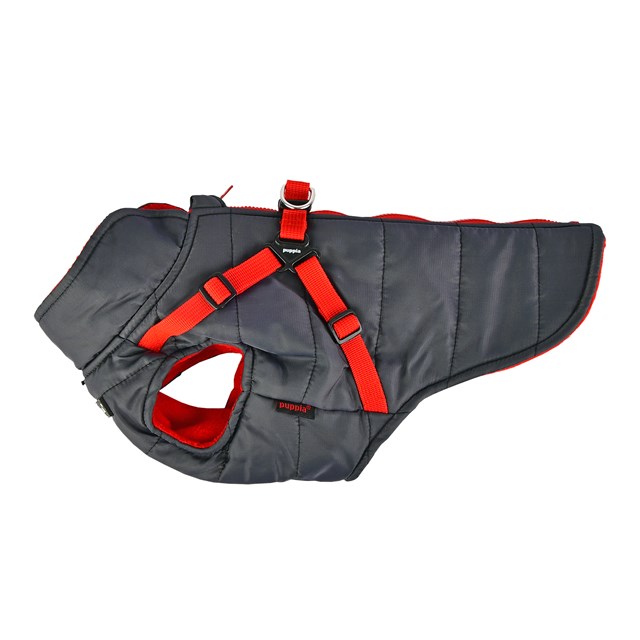 Mountaineer II Grey - Fodrat Hundtäcke med Integrerad Sele
