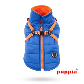 Mountaineer Ii Blue - Fodrat Hundtäcke Med Integrerad Sele