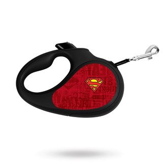 Waudog Rullkoppel - Superman Logo Röd