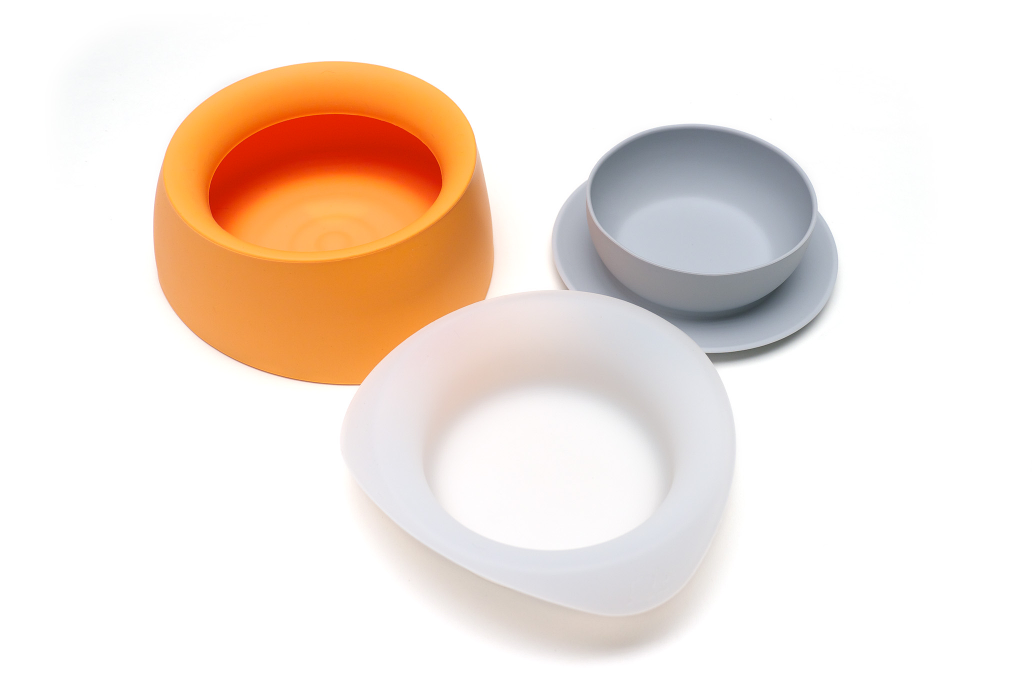 Yummy - 3-i-1 Mat- & Vattenskål - Orange - En produkt från Doggie.se Yummy - 3-i-1 Mat- & Vattenskål - Orange - Mat / Godis