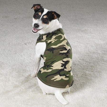 Militärlinne i grön camo